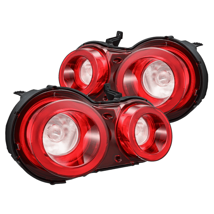 AlphaRex NOVA Prismatic Tail Lights Red Clear Nissan GT-R R35 1