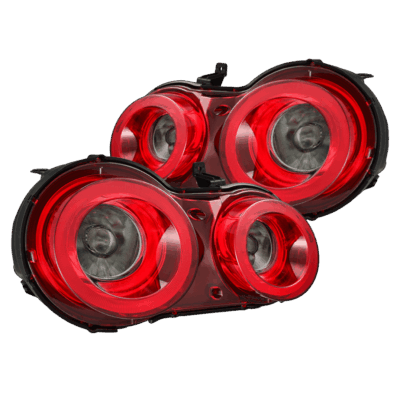 AlphaRex NOVA-Series Prismatic LED Tail Lights Red Smoke | 2009-2025 Nissan GT-R R35
