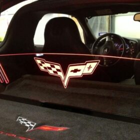 Extreme Online Store EOS WindRestrictor® Corvette C6 Coupe Rear Glow Plate