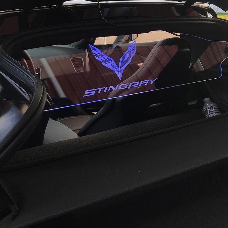 EOS WindRestrictor® C7 Coupe Rear Add On Glow Plate