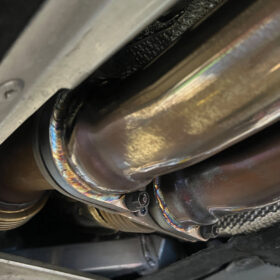 EOS 2015-2020 BMW F80 M3 F82 F83 M4 Resonated Mid Pipe Exhaust - image 7