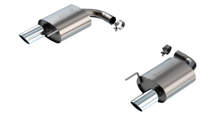 Borla S-Type Axle-Back Exhaust - 2024-2026 Mustang GT S650 Non-Active Chrome 11983