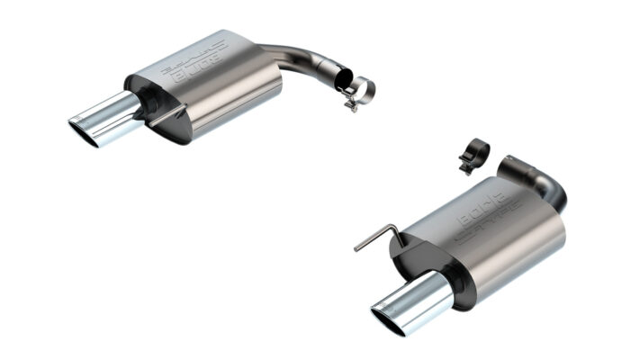 Borla S-Type Axle-Back Exhaust - 2024-2026 Mustang EcoBoost S650 Chrome 11986