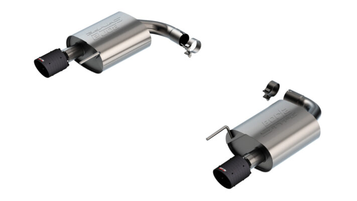 Borla S-Type Axle-Back Exhaust - 2024-2026 Mustang EcoBoost S650 Carbon Fiber 11986CFBA