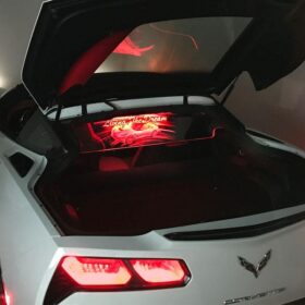 Extreme Online Store EOS WindRestrictor® C7 Coupe Rear Add On Glow Plate - Image 7