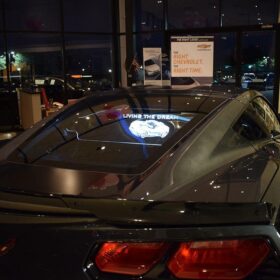 Extreme Online Store EOS WindRestrictor® C7 Coupe Rear Add On Glow Plate - Image 4