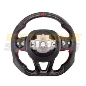 EOS 2015+ Dodge Challenger Carbon Fiber Steering Wheel - Image 4