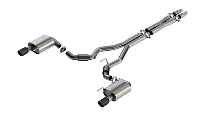 Borla ATAK Cat-Back Exhaust - 2024-2026 Mustang GT S650 Non-Active Carbon Fiber 140961CFBA