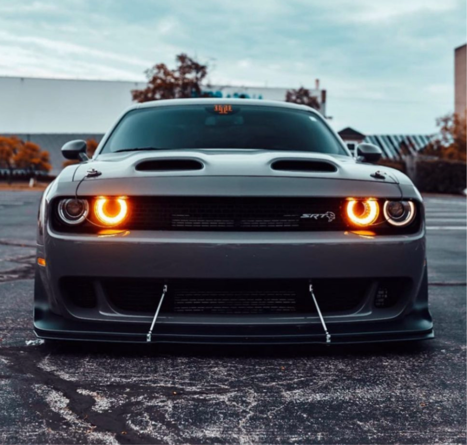 ZL1 Addons Dodge Challenger Splitter Extension