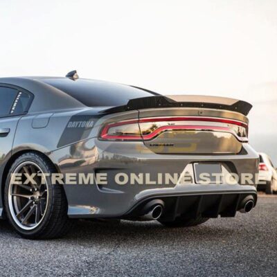 EOS 2015-Up Dodge Charger SRT Rear Bumper Dual Exhaust Diffuser