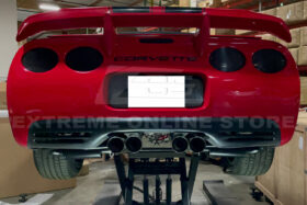 EOS Corvette C5 Muffler Axle Back Quad Tips Exhaust - image 2