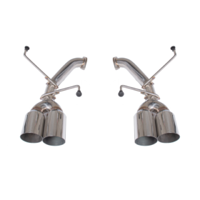 EOS 2022-Up Subaru WRX | Axle Back Muffler Delete Single Wall 4″ Quad Tips Exhaust - image 2
