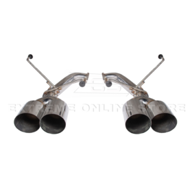 EOS 2022-Up Subaru WRX | Axle Back Muffler Delete Single Wall 4″ Quad Tips Exhaust - image 11