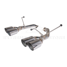 EOS 2022-Up Subaru WRX | Axle Back Muffler Delete Single Wall 4″ Quad Tips Exhaust - image 9