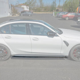 EOS 2021-Up BMW G80 M3 Carbon Fiber Side Skirts - image 2