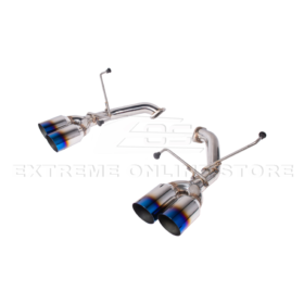 EOS 2022-Up Subaru WRX | Axle Back Muffler Delete Single Wall 4″ Quad Tips Exhaust - image 16