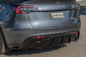 Extreme Online Store EOS Model Y Performance Rear Bumper Diffuser for Tesla Model Y - Image 8