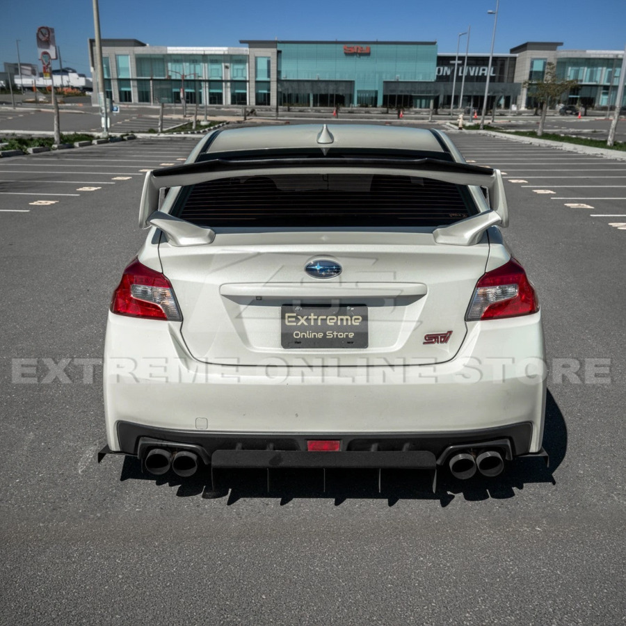 Extreme Online Store EOS Subaru WRX STi Rear Gurney Flap Spoiler Extension