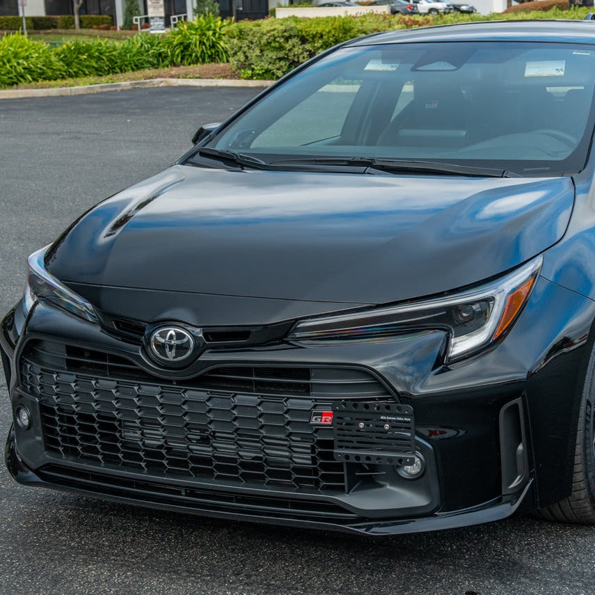 EOS 2023-Up Toyota GR Corolla Hatchback Tow Hook License Plate Mount Bracket - Image 1