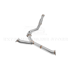 EOS 2022-Up Subaru WRX | 3″ to 2.5″ Piping T304 Stainless Steel Resonated Mid Pipe - image 14