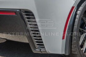 Extreme Online Store EOS Corvette C7 DRY CARBON FIBER Replacement Rear Diffuser Vent for C6 Corvette - Image 5