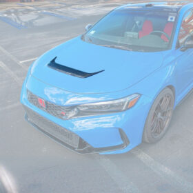 EOS 2023-Up Honda Civic Type-R Carbon Fiber Front Hood Vent Cover - image 2