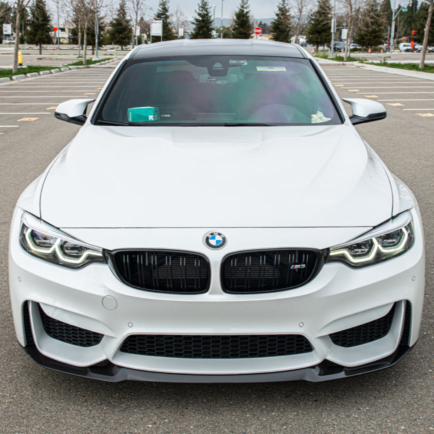 EOS 2014-20 BMW F80 M3/ F82 M4 Carbon Front Splitter & Side Skirts - Image 2