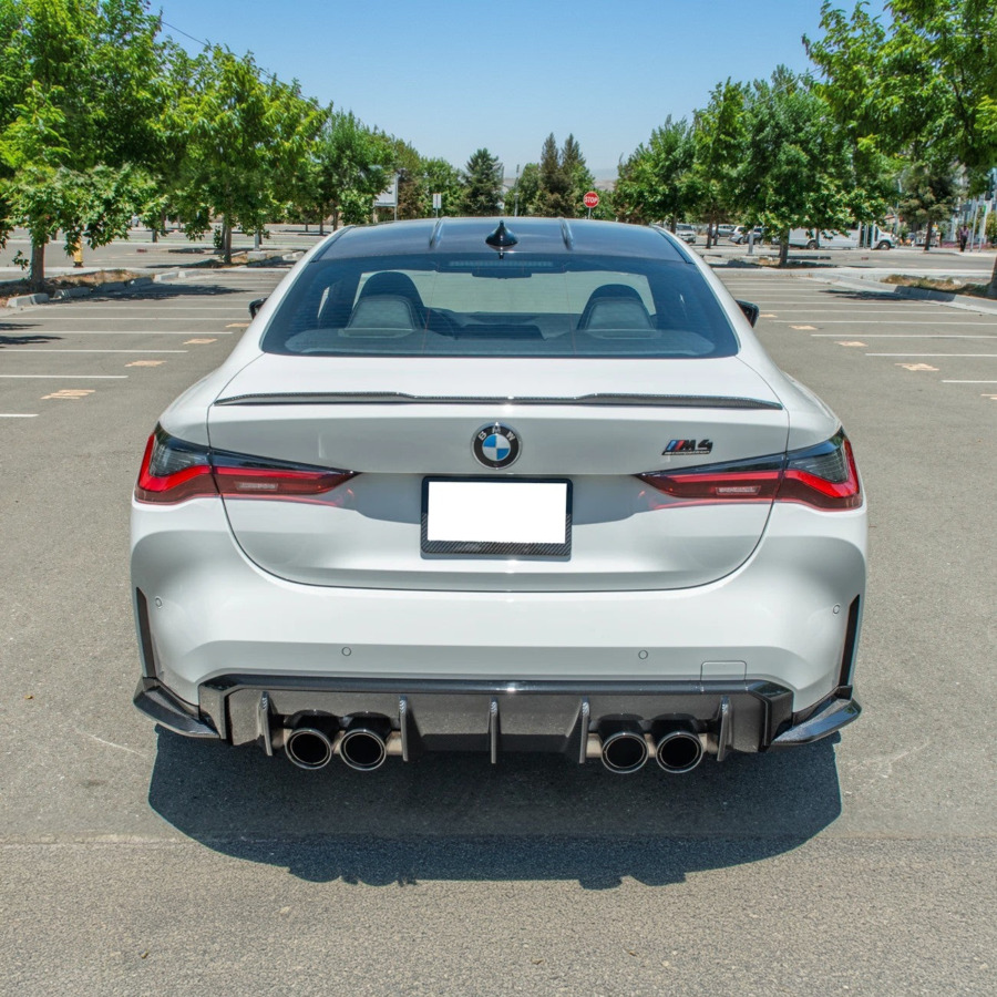 EOS 2021-Up BMW G82 G83 M4 Rear Apron Lip Splitter - Image 2