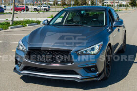 EOS 2018-Up Infiniti Q50 Front Bumper Grille Cover - image 9