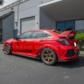 EOS 2017-21 Honda Civic Type-R VRS Rear Door Side Fender Trim Cover - image 4