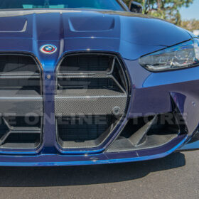 EOS 2021-Up BMW G80 M3 | G82 G83 M4 | Vorsteiner Style Carbon Fiber Front Kidney Grille - image 7