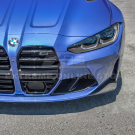 Extreme Online Store EOS 21-Up G82 G83 M4 Carbon Fiber Extended Front Side Splitter for BMW M4 - Image 5