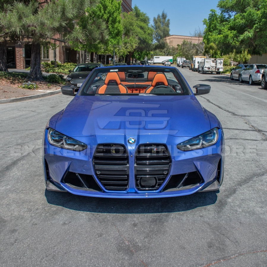 Extreme Online Store EOS 21-Up G82 G83 M4 Carbon Fiber Front Side Splitter for BMW M4 - Image 2