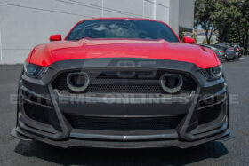 FFP 2015-17 Ford Mustang GT500 Conversion Front Bumper Kit (W/LED Grille) - image 4