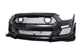 FFP 2015-17 Ford Mustang GT500 Conversion Front Bumper Kit (W/LED Grille) - image 16