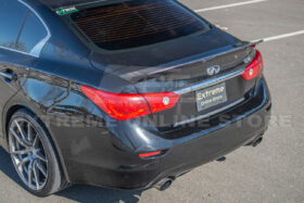 EOS 2014-Up Infiniti Q50 Carbon Fiber Rear Trunk Wing Spoiler - image 8
