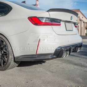 EOS 2021-Up BMW G80 M3 Rear Lip Fits Apron Splitter - Image 4