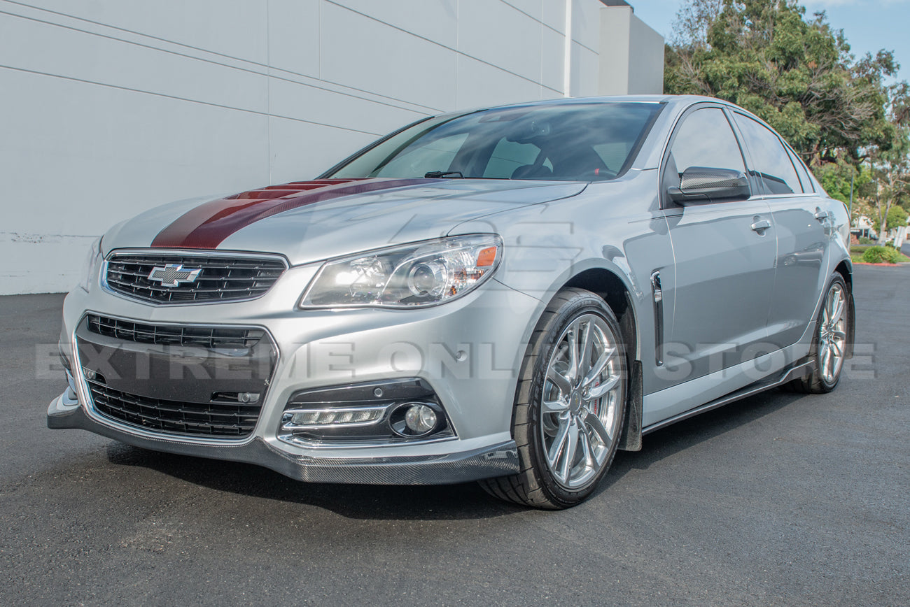 EOS 2013-15 Chevrolet SS Carbon Fiber Front Lip Splitter Side Skirts & Rear Spoiler - Image 2
