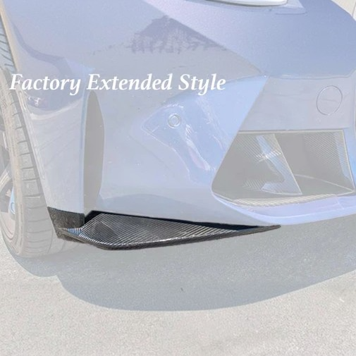 Extreme Online Store EOS 21-Up G82 G83 M4 Carbon Fiber Extended Front Side Splitter for BMW M4 - Image 2