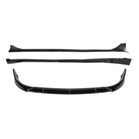 EOS 2025-Up Tesla Model Y Track Style Front Lip Side Skirts Kit - Image 2