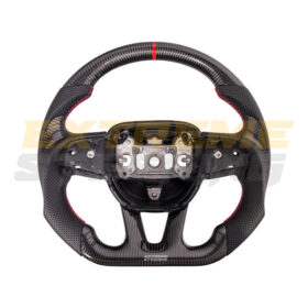 EOS 2015+ Dodge Challenger Carbon Fiber Steering Wheel - Image 3
