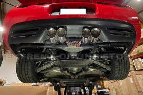 EOS Corvette C5 Muffler Axle Back Quad Tips Exhaust - image 4