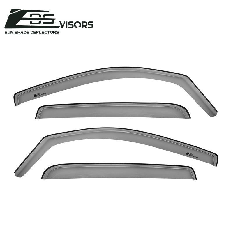 EOS 2016-Up Toyota Tacoma Double Cab Window Visors Wind Deflectors Rain Guards - Image 2