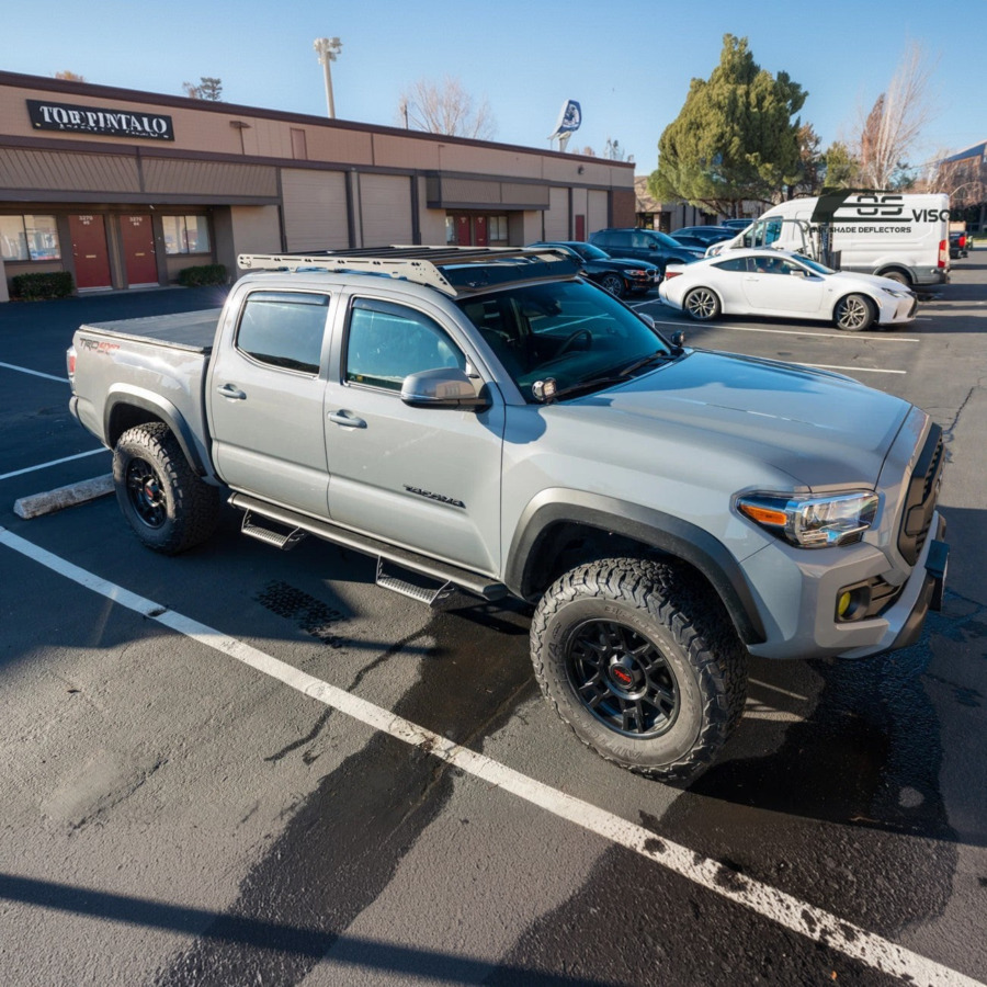 EOS 2016-Up Toyota Tacoma Double Cab Window Visors Wind Deflectors Rain Guards - Image 1