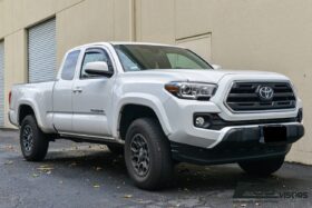 EOS 2016-Up Toyota Tacoma  Extended Cab Window Visors Wind Deflectors Rain Guards - image 4