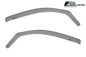 EOS 2016-Up Toyota Tacoma  Extended Cab Window Visors Wind Deflectors Rain Guards - image 2