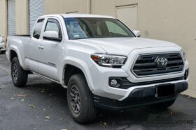 EOS 2016-Up Toyota Tacoma  Extended Cab Window Visors Wind Deflectors Rain Guards - image 5