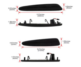 EOS Corvette C6 Smoked Lens G3 Laser LED Side Markers - Image 4