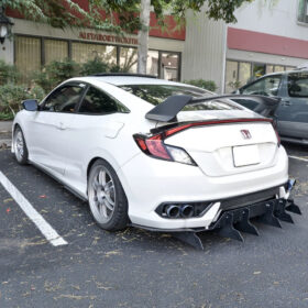 Extreme Online Store EOS Honda Civic Coupe Type R Conversion Rear Trunk Spoiler Kit - Image 2