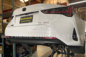 Extreme Online Store EOS Lexus RC200t 300 350 Muffler Delete Axle Back Quad Tips Exhaust - Image 12